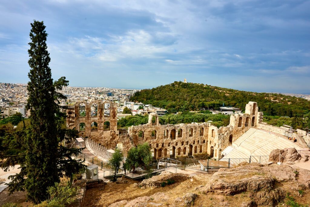 Athens, Greece - ancient ruins scattered across the city